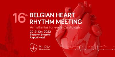 Réservez vos dates pour le 16ème Belgian Heart Rhythm Meeting !